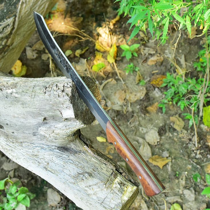 Trailblazer Camping Survival Knife – 19" Custom Handmade High Carbon Steel Blade with Rosewood Full Tang Handle
