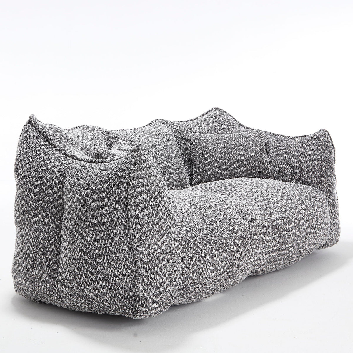 Comfortable Dual Beanbag Chair With High Resilience Foam Core For 2 People