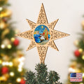 Old World Nativity Tree Topper by G.DeBrekht - Nativity Holiday Decor - 89493