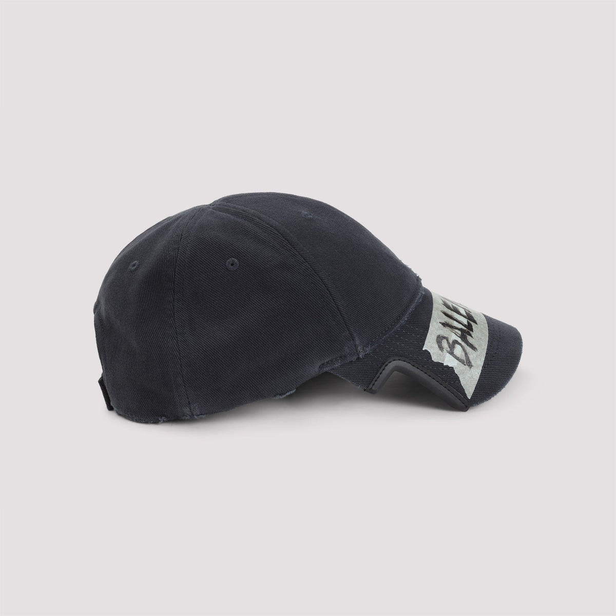 BALENCIAGA Washed Effect Masking Tape Adjustable Cap