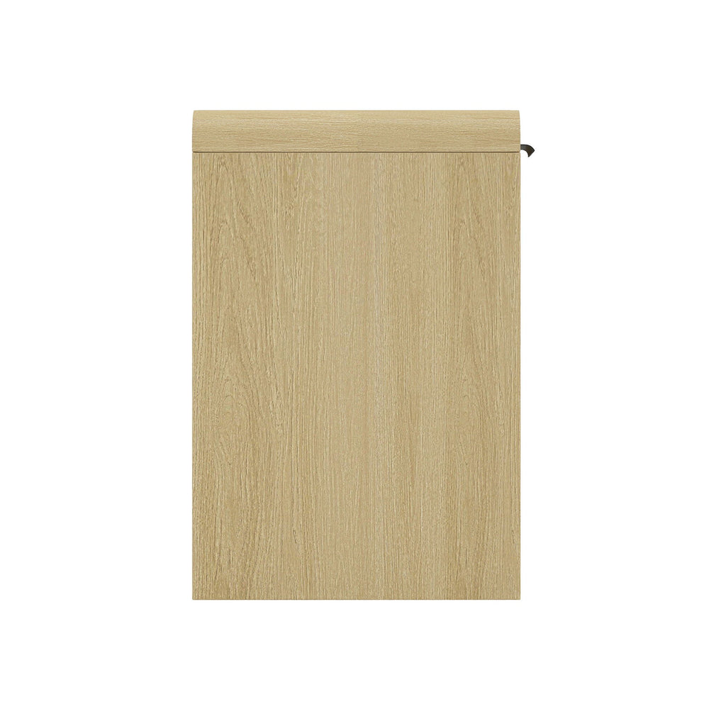 Grace - Office Desk & 2 Drawers - Oak