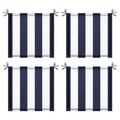 4PCS Outdoor Patio Seat Cushion Replacement with Ties