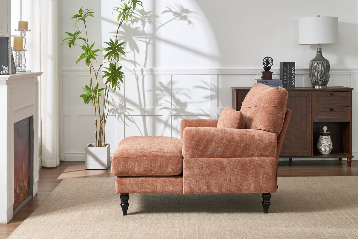 Modern Chaise Lounge Upholstered Indoor Recliner Sofa