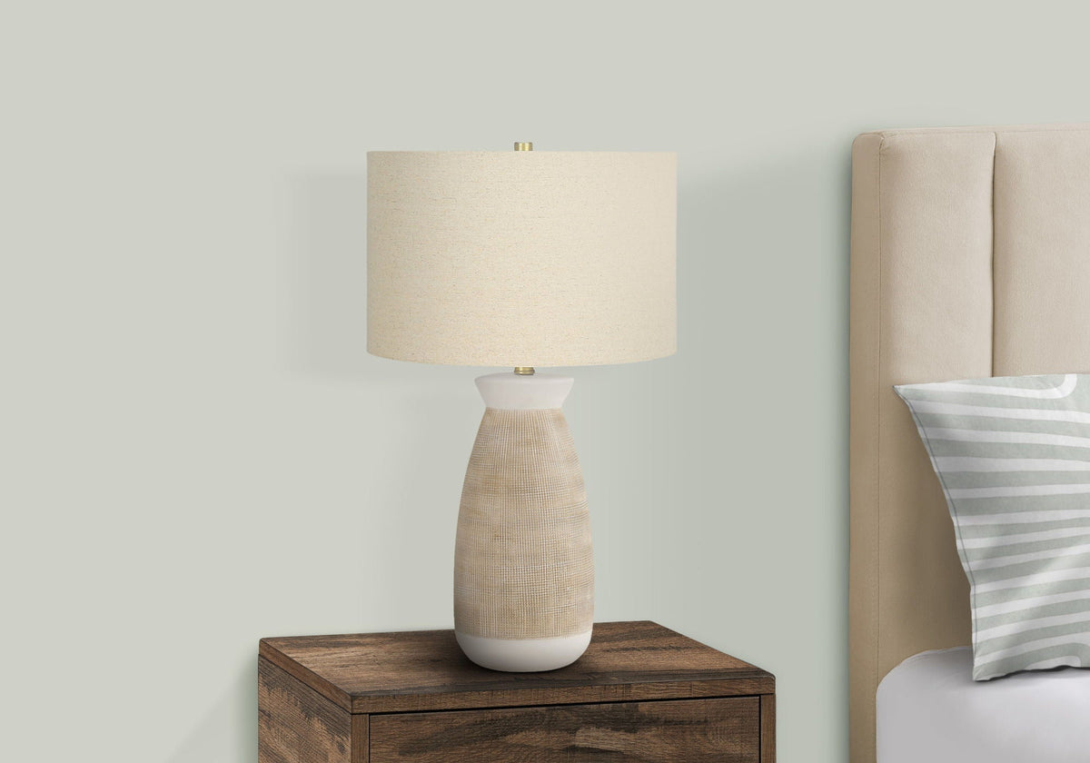 Lighting Table Lamp Ceramic Resin Contemporary - Cream