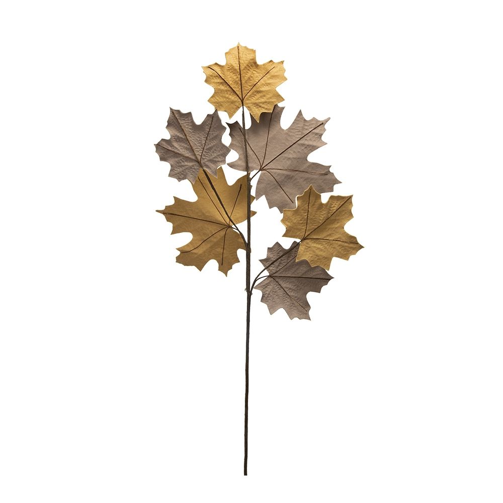 Paper Maple Leaf Spray, Botanicals Decor For Harvest Festival Fall Festival & Thanksgiving Table Decorations