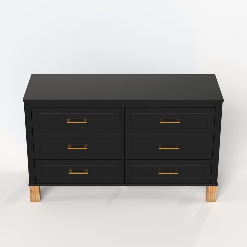6 Drawer Double Dresser