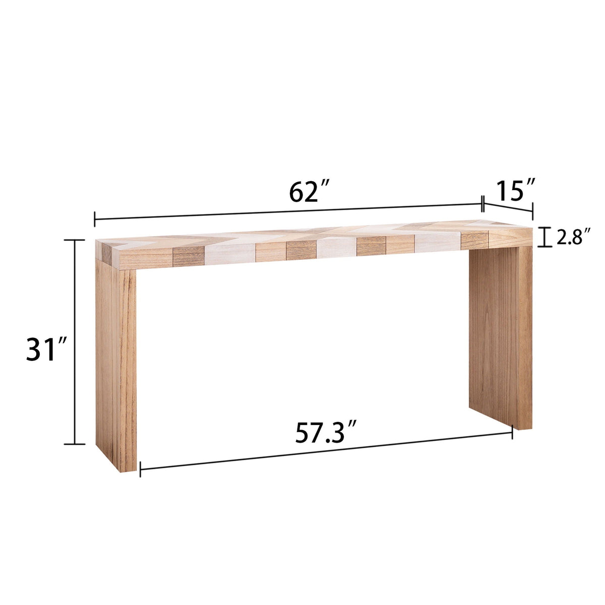 Console Table, Long Entryway Table - Multi