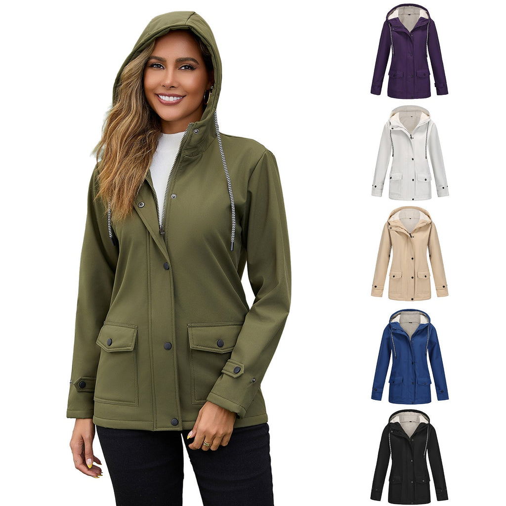 Women's Anorak Composite Fleece-lined Waterproof Jacket