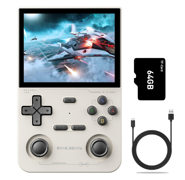 Retro Handheld Game Console – 3.5" IPS Screen, 16,000 Games, PSP/PS1/N64/Dreamcast