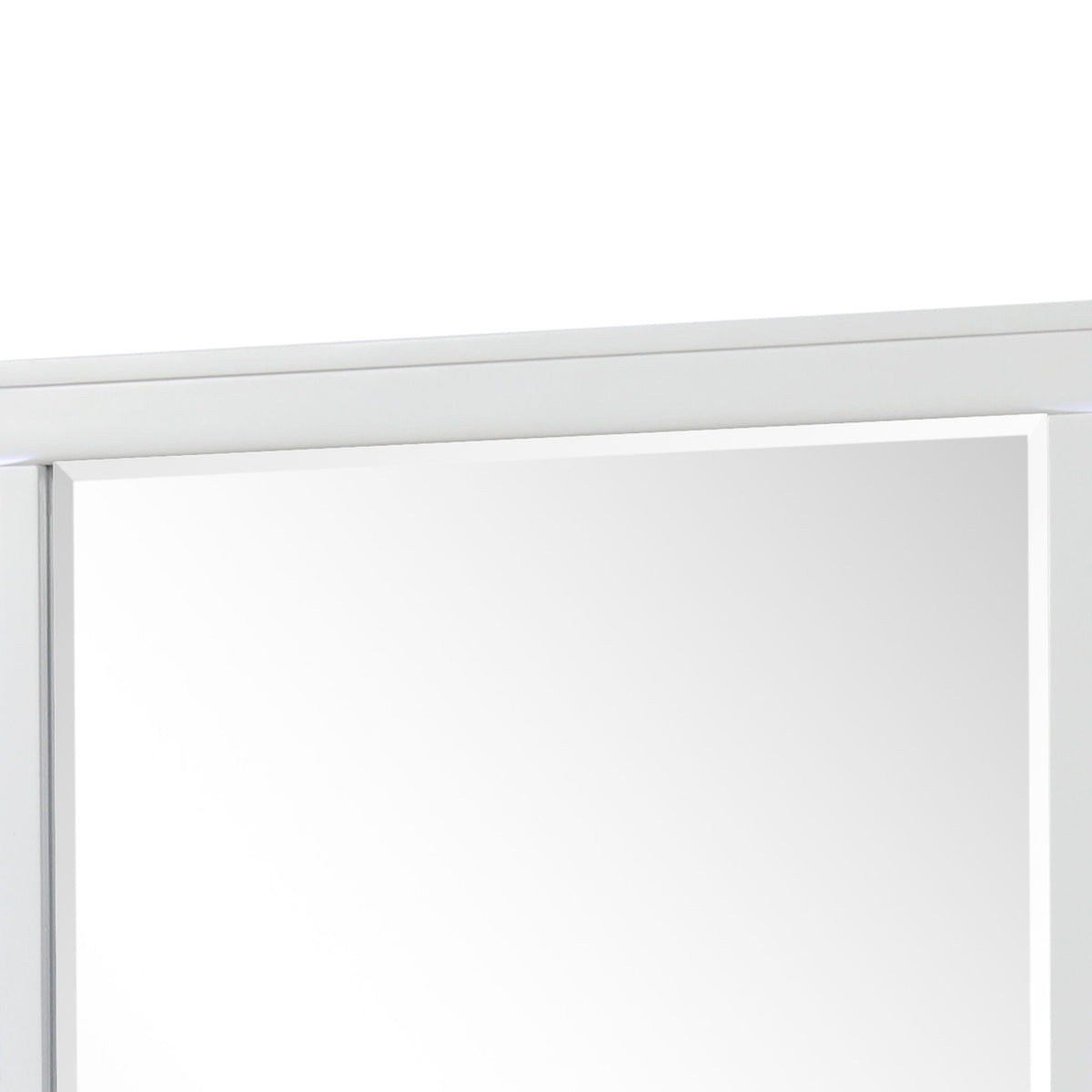 Abigale - Mirror For Dresser Top Made With LED (Includes Only Mirror) - White