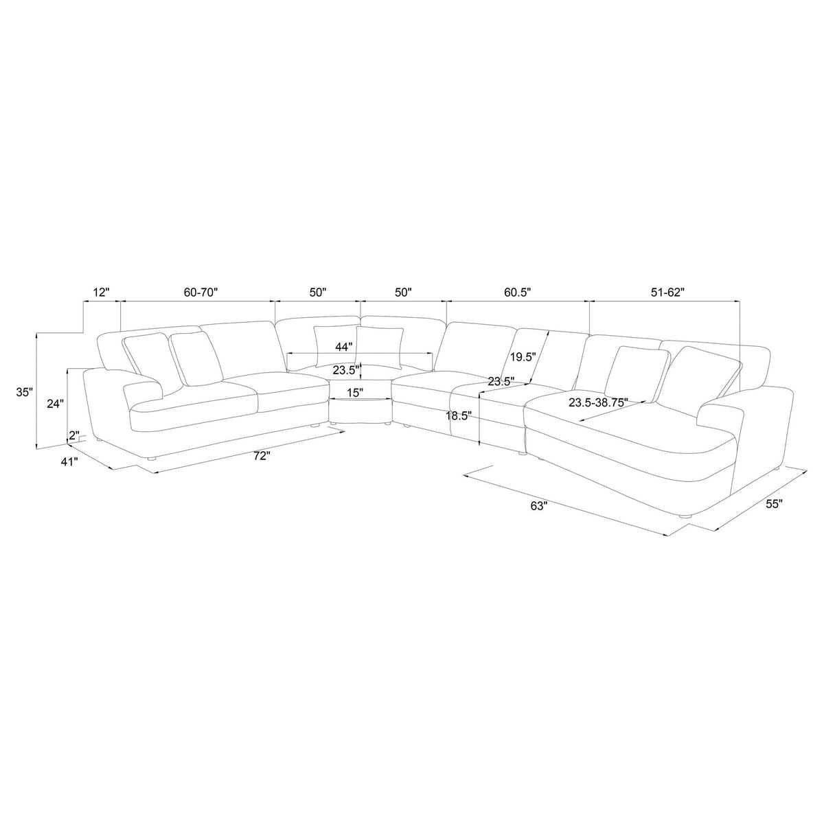 Langford - Sectional Sofa