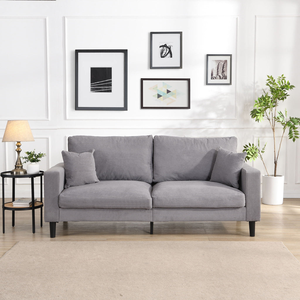 Modern Upholstered Resilience Three Seater Sofa