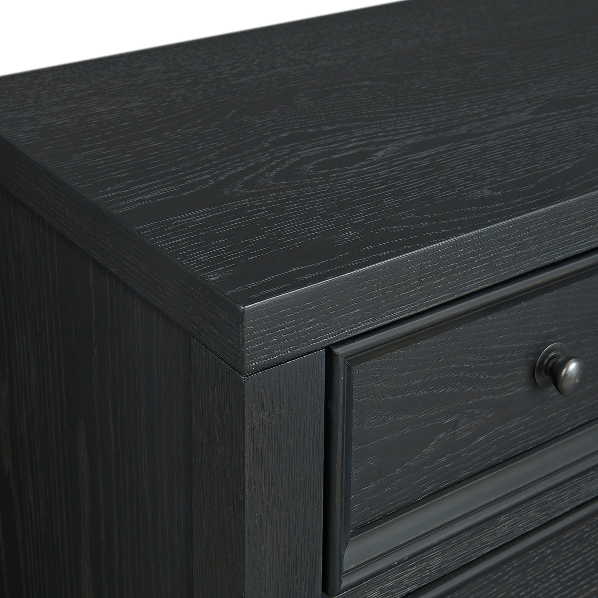 8 Drawer Dresser With Framed Fronts And Smooth Metal Glides