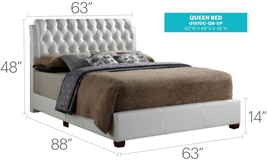 Tufted Upholstered Bed