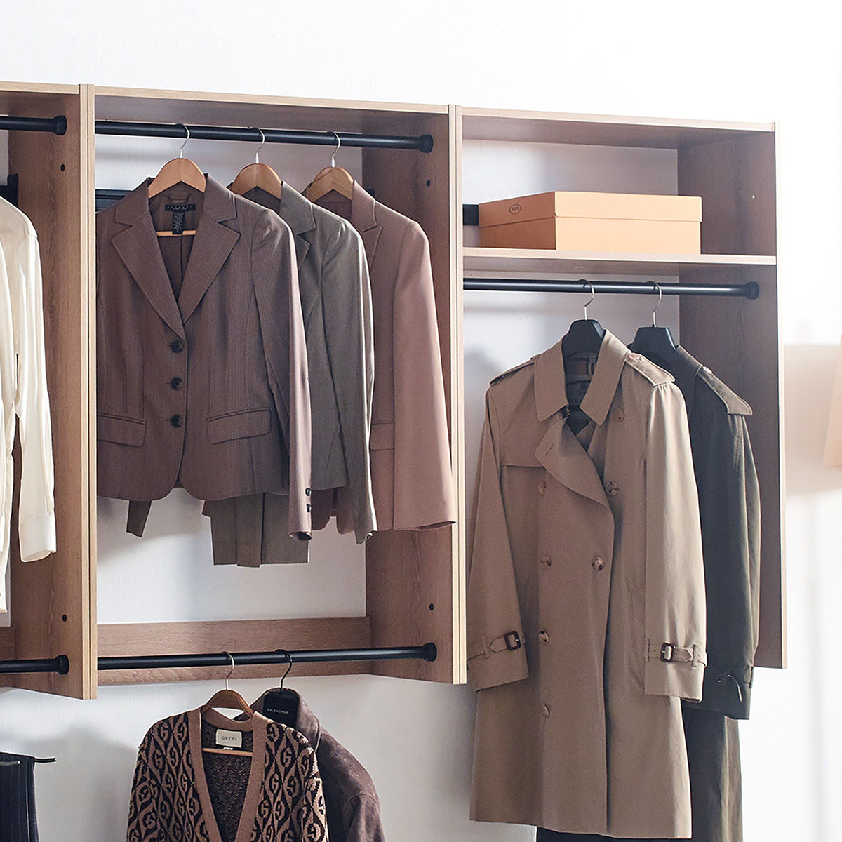 Devi - Wall Mounted Closet System & Modular Units