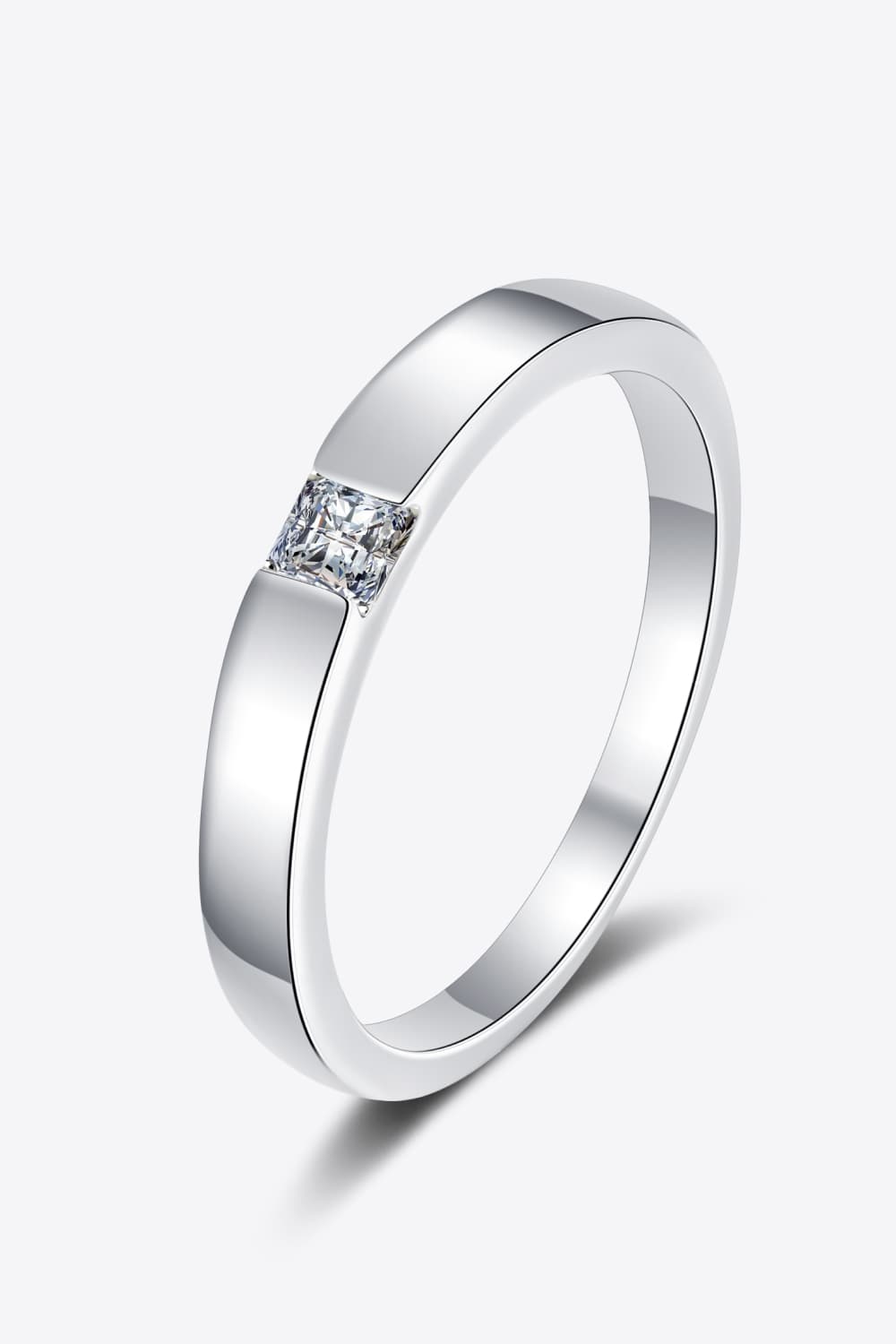 Inlaid Sparkala™ Rhodium-Plated Ring