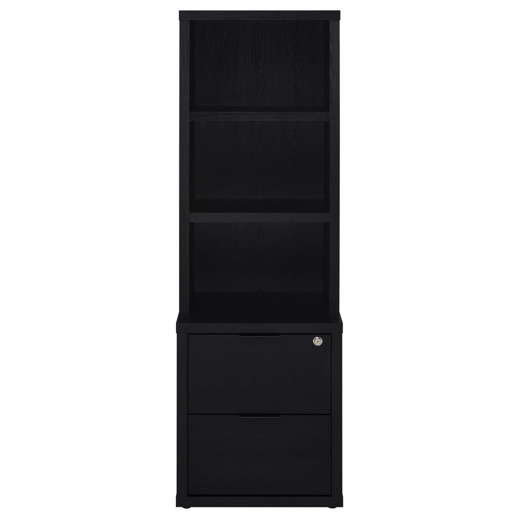 Geary - 3 Piece Wall Unit Bookcase Set With USB Storage