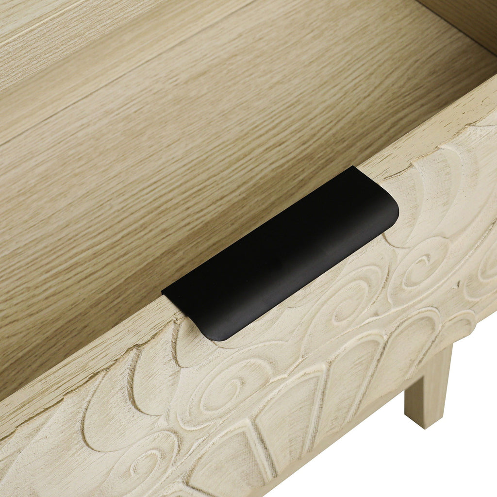 3 Drawer Cabinet - Natural Wood Finish