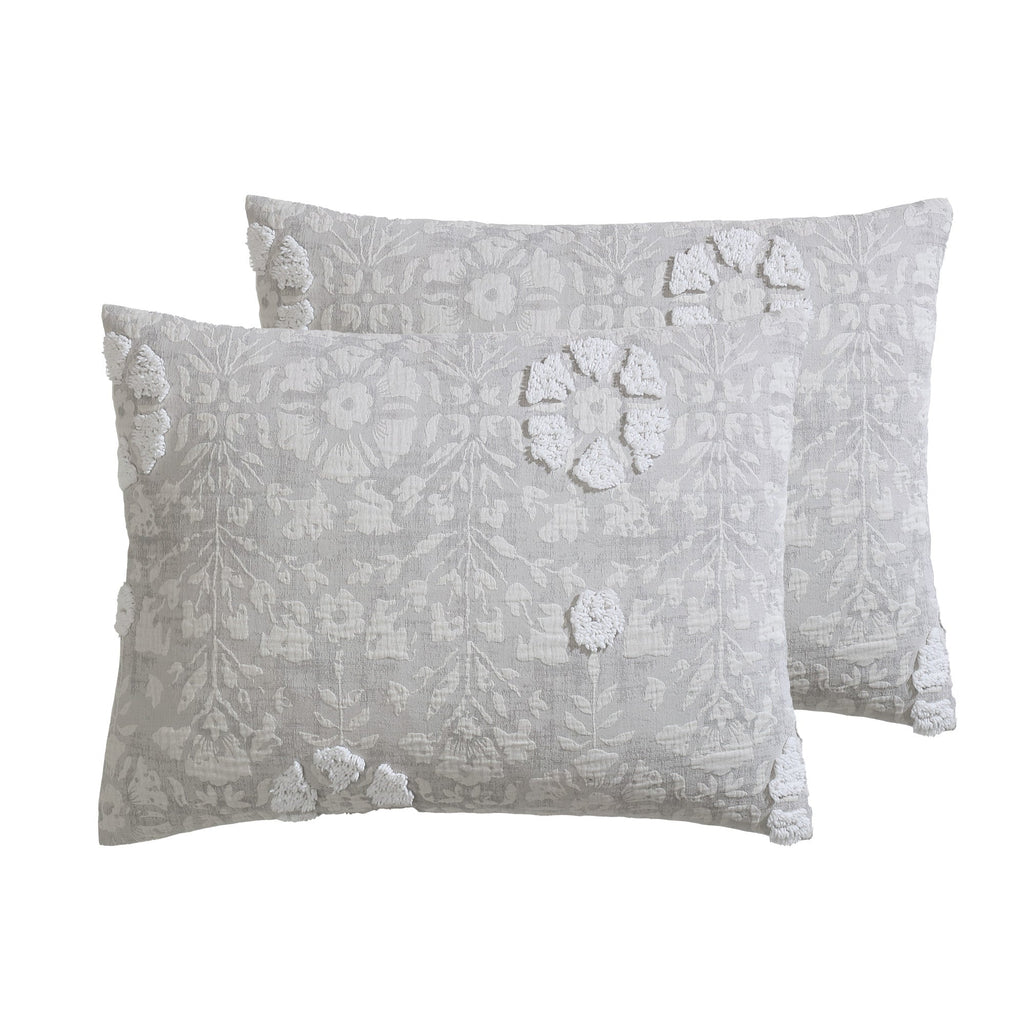 Tacey 5 Pc Textured Woven Jacquard Comforter Set