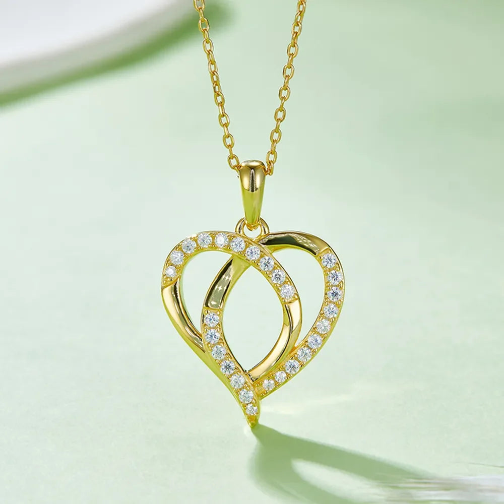 Sparkala™ 925 Sterling Silver Heart Shape Necklace