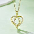 Sparkala™ 925 Sterling Silver Heart Shape Necklace