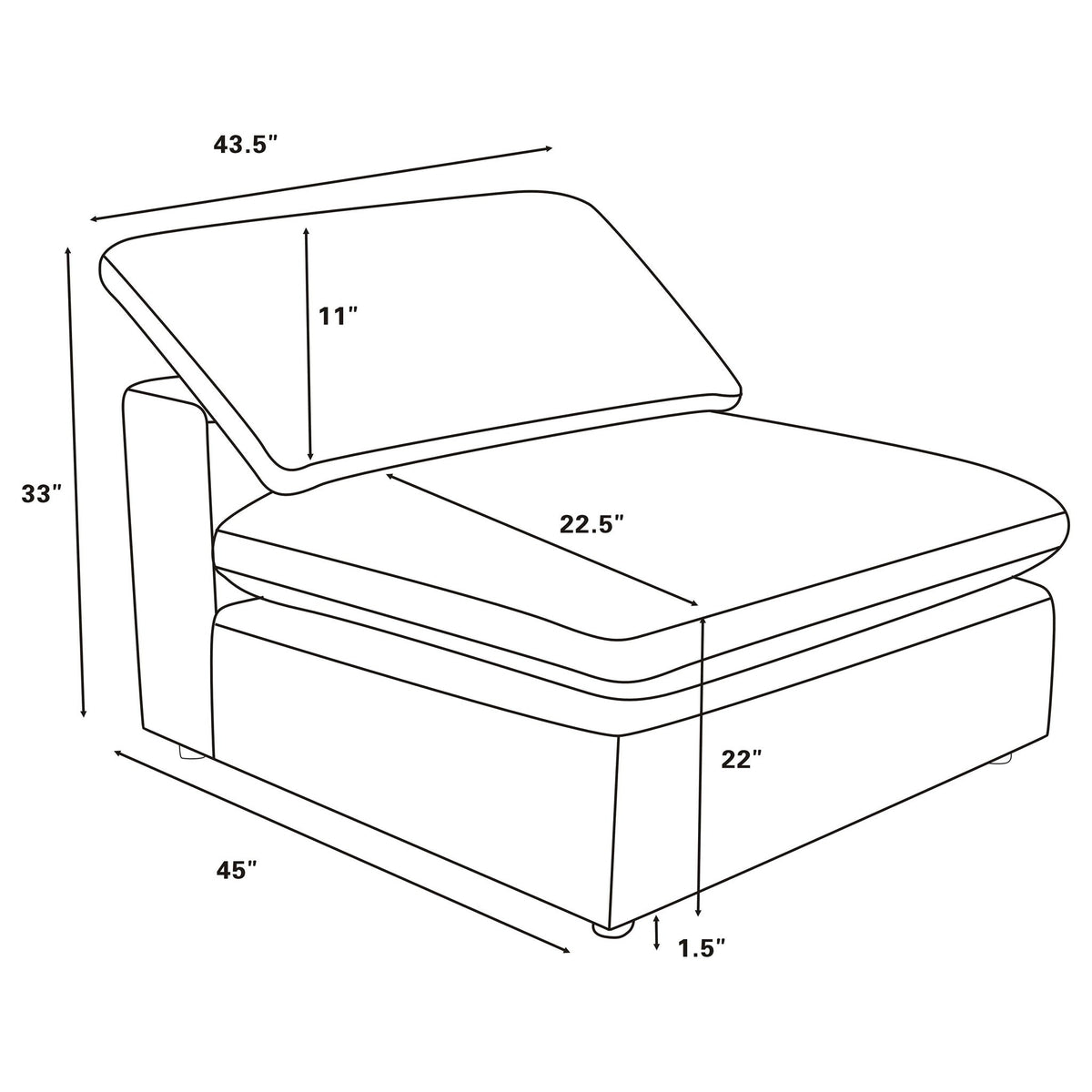 Segoura - Modular Sectional With Ottoman