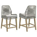 Counter Height Stools (Set of 2) - Gray - Rope