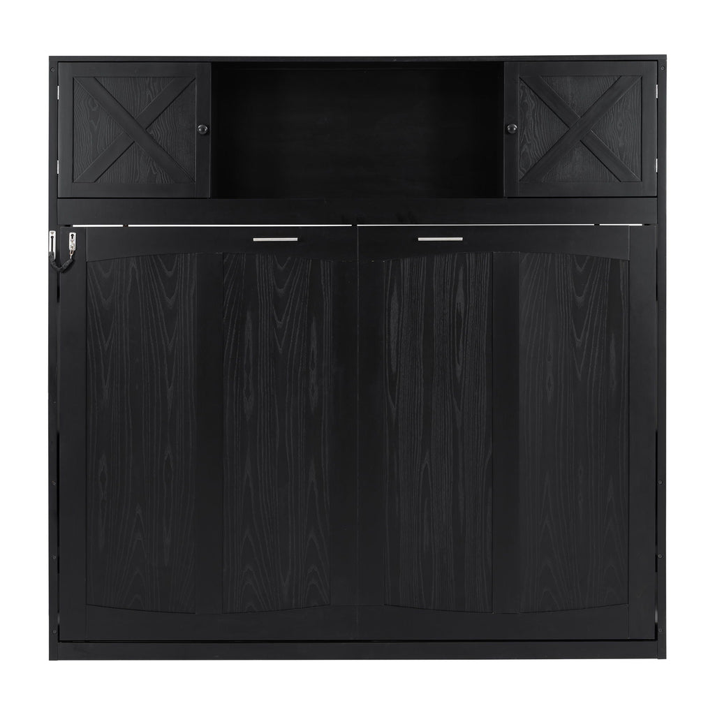 Murphy Bed With Storage Cabinets