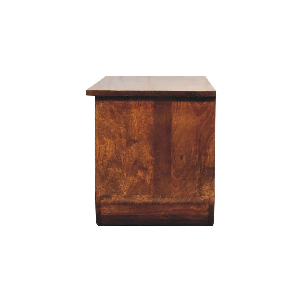 Triple Open Style Coffee Table - Beige / Brown