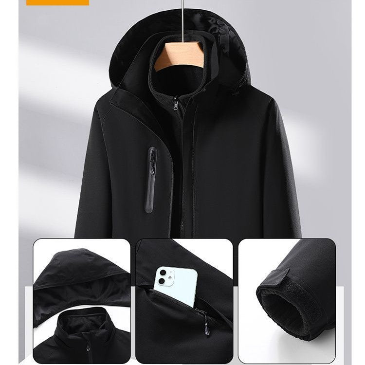 Smart Electric Heating Shell Jacket Three-in-one