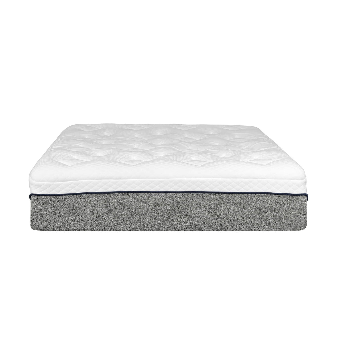 13" Ultra Plush Gel Memory Foam Mattress For Bed With Double Layered Jacquard Cover - Gray / White - King
