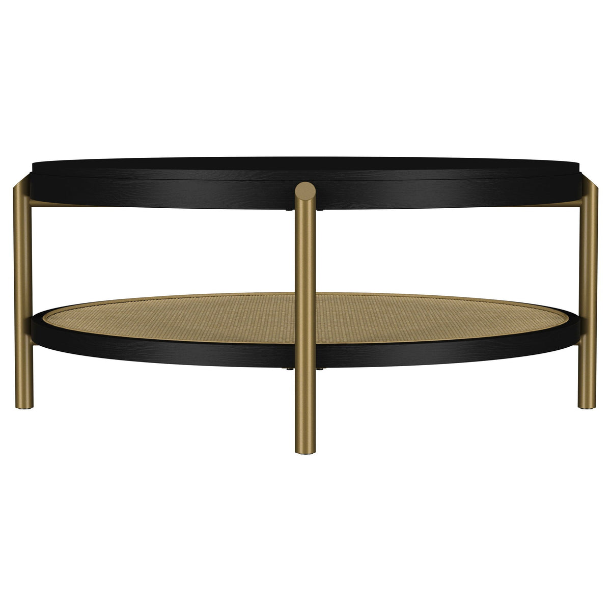 Benson - Round Table With Storage Shelf