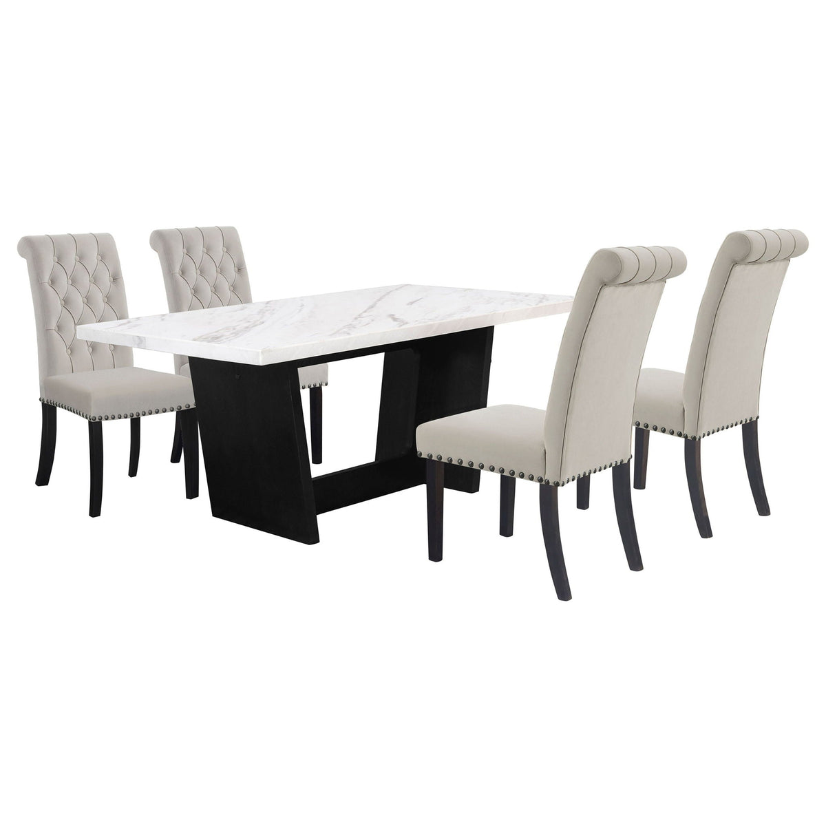 Rectangular Dining Table Set With Chairs