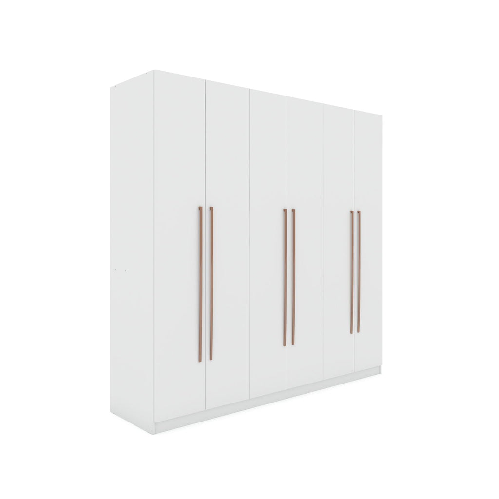 Gramercy - Free Standing Wardrobe Closet With Drawers And Shelves