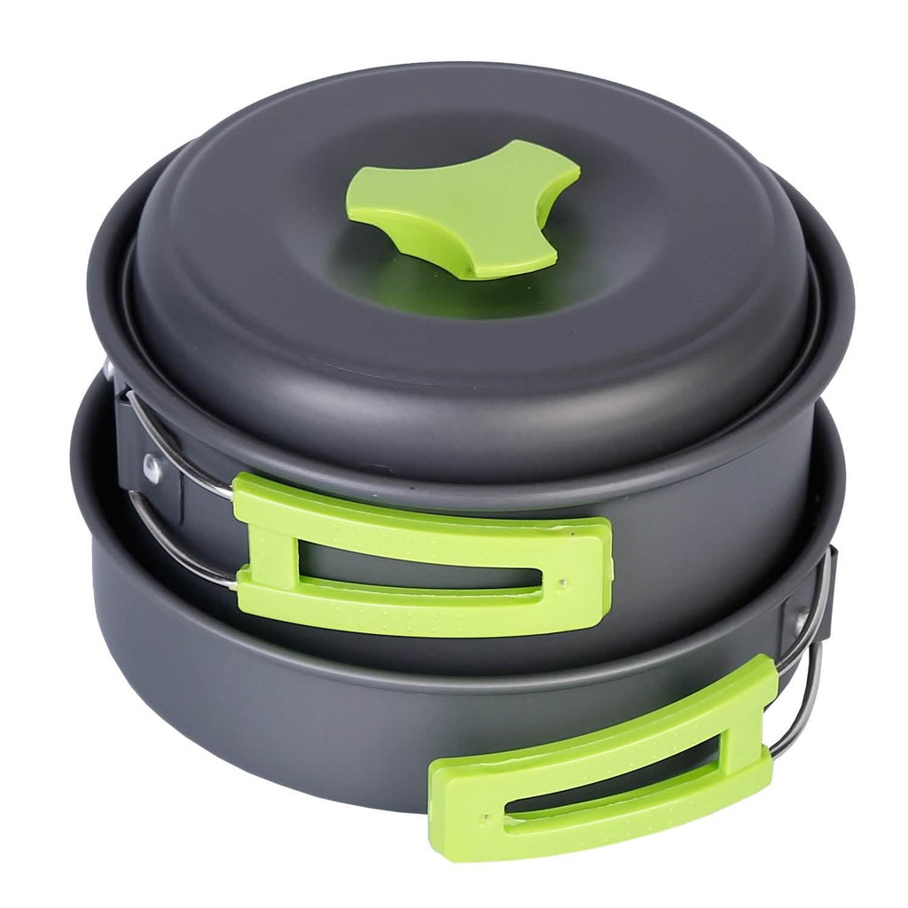 9-Piece: Camping Cookware Set