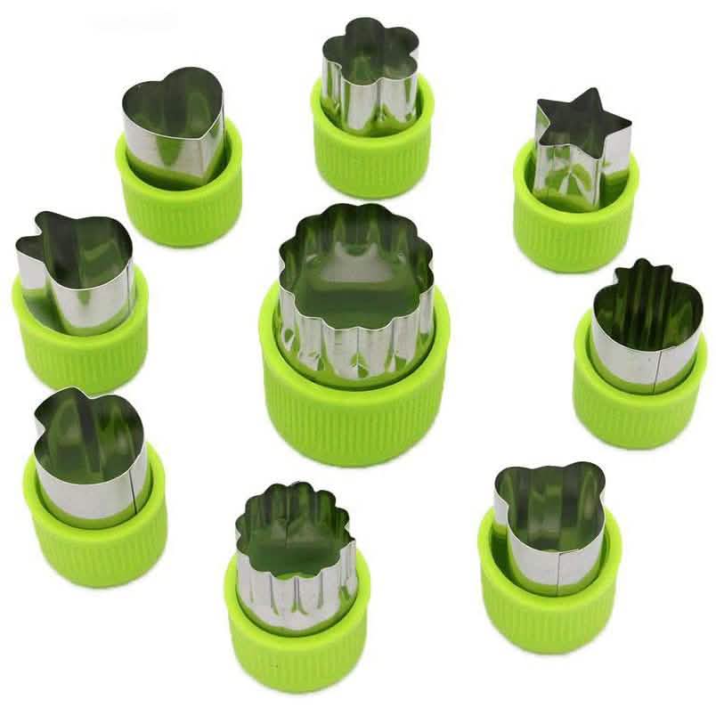 9-Pieces Set: LENK Vegetable Cutter Shapes