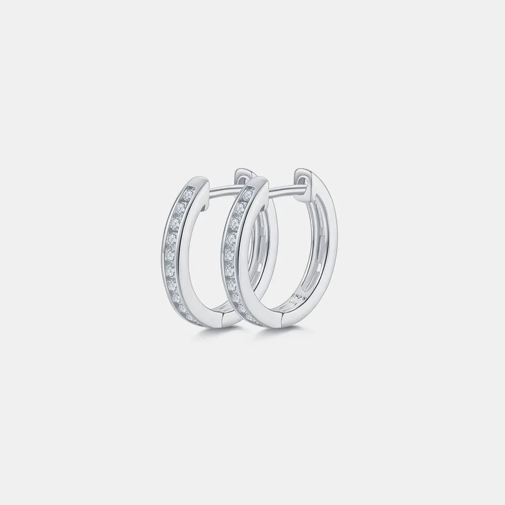 Sparkala™ 925 Sterling Silver Huggie Earrings