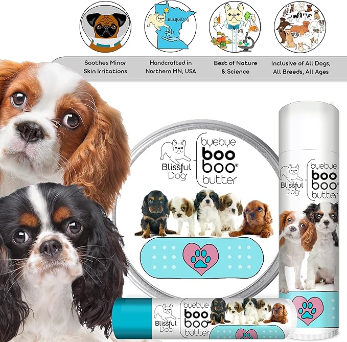 The Blissful Dog Cavalier King Charles Spaniel Boo Boo Butter, 16 oz.