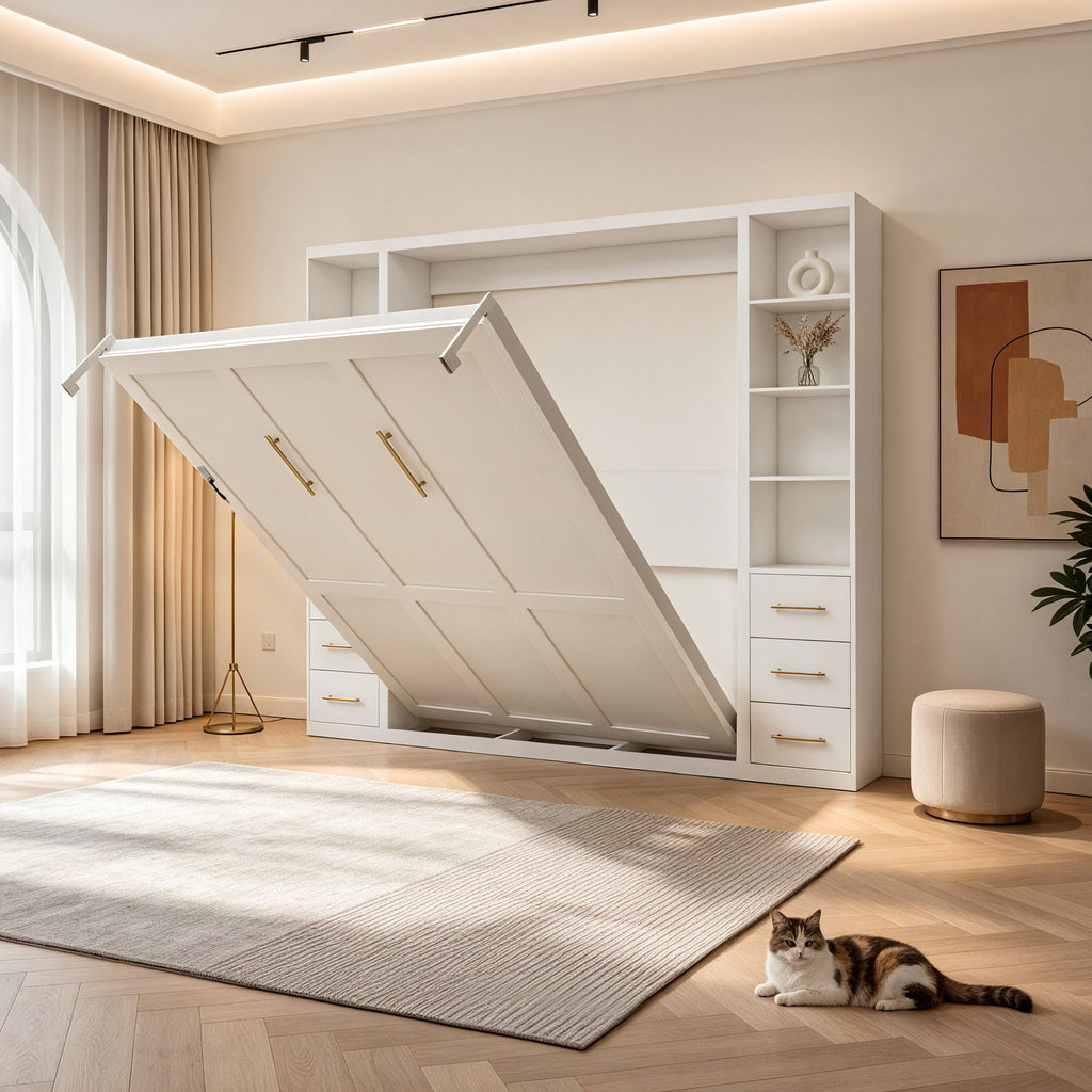 Folding Vertical Murphy Wall Bed