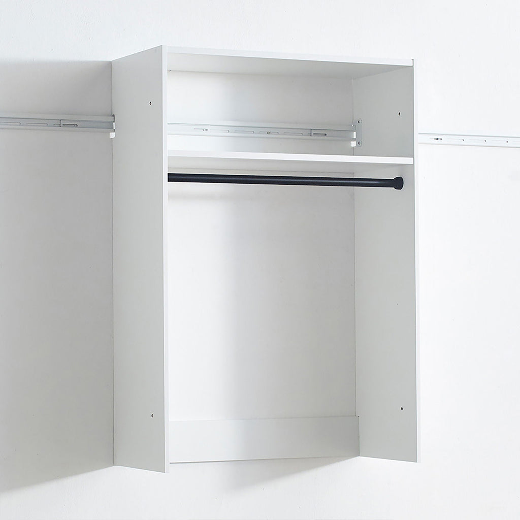 Devi - Wall Mounted Wood Closet System & Modular Design