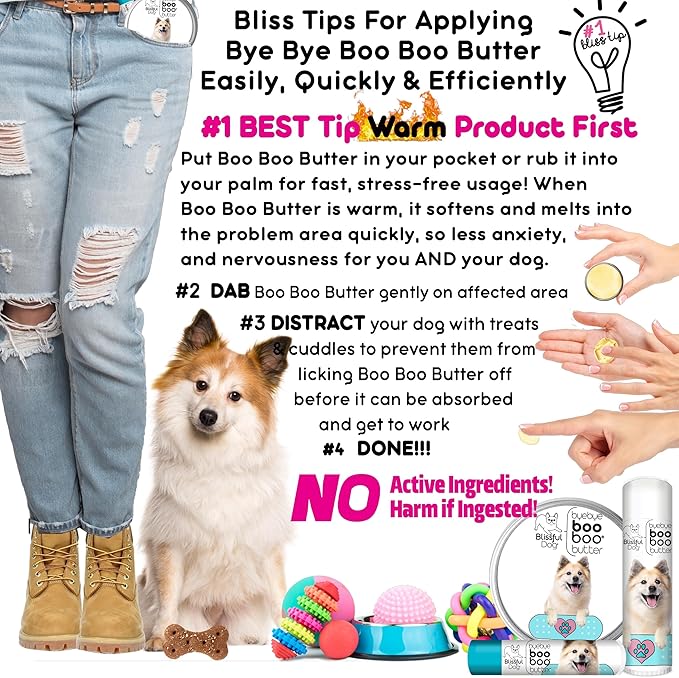 The Blissful Dog Icelandic Sheepdog Boo Boo Butter, 2 Ounce