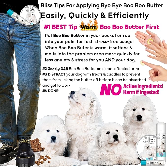 The Blissful Dog .50 oz Tube Great Pyrenees Booboo Butter