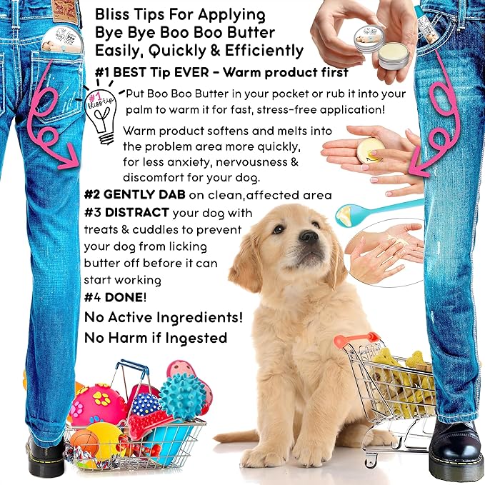 The Blissful Dog 1 oz TIN Border Collie Booboo Butter