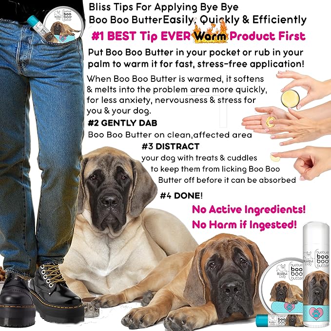 The Blissful Dog 4 oz TIN Mastiff Booboo Butter
