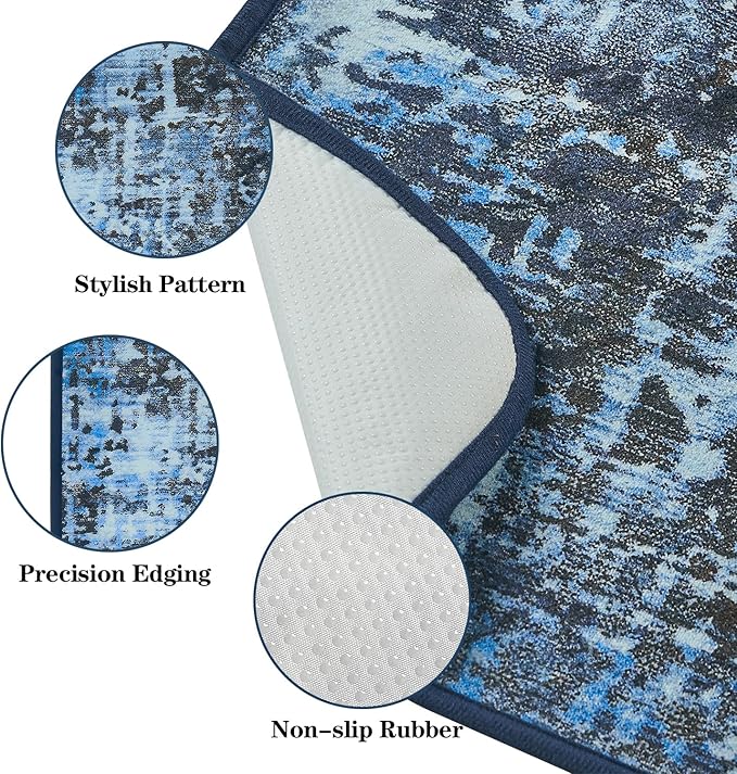 Qeils Washable Pee Pads for Dogs, 4 Pack Reusable Super Absorbent Leakproof Potty Pads 36"x24", Non-Slip for Crate, Floor, Couch, Whelping Box, Litter Mat
