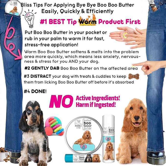 The Blissful Dog English Cocker Spaniel Boo Boo Butter, 16 oz.