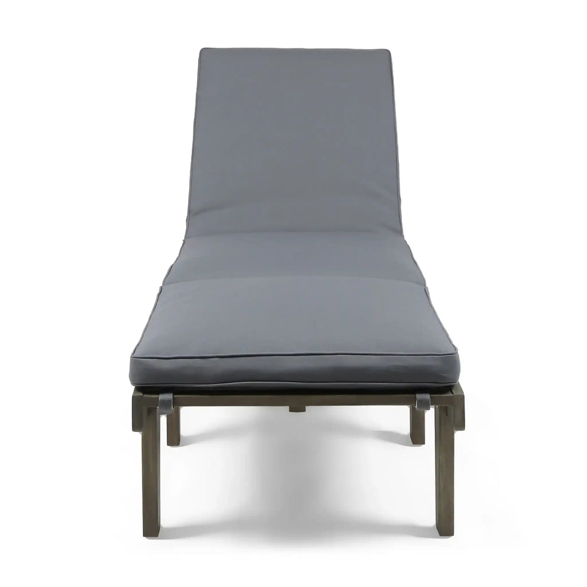 Ariana Wood Chaise Lounge with Cushion