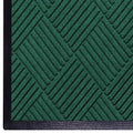 M+A Matting WaterHog Diamond | Commercial-Grade Entrance Mat with Rubber Border – Indoor/Outdoor, Quick Drying, Stain Resistant Door Mat (Evergreen, 4' x 8')