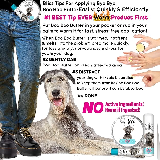 The Blissful Dog Irish Wolfhound Boo Boo Butter, 0.15 Ounce