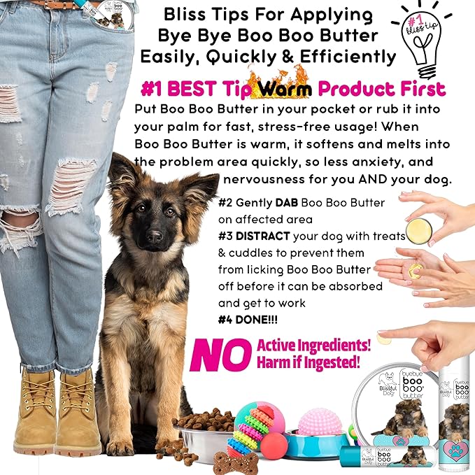 The Blissful Dog .15 oz Tube German Shepherd Booboo Butter